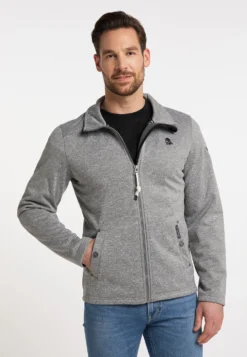 Schmuddelwedda Philon - Giacca In Pile - Grau Melange