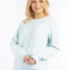 Schmuddelwedda FelpaBlue Mint Donna Felpe WD221J04Y-K16