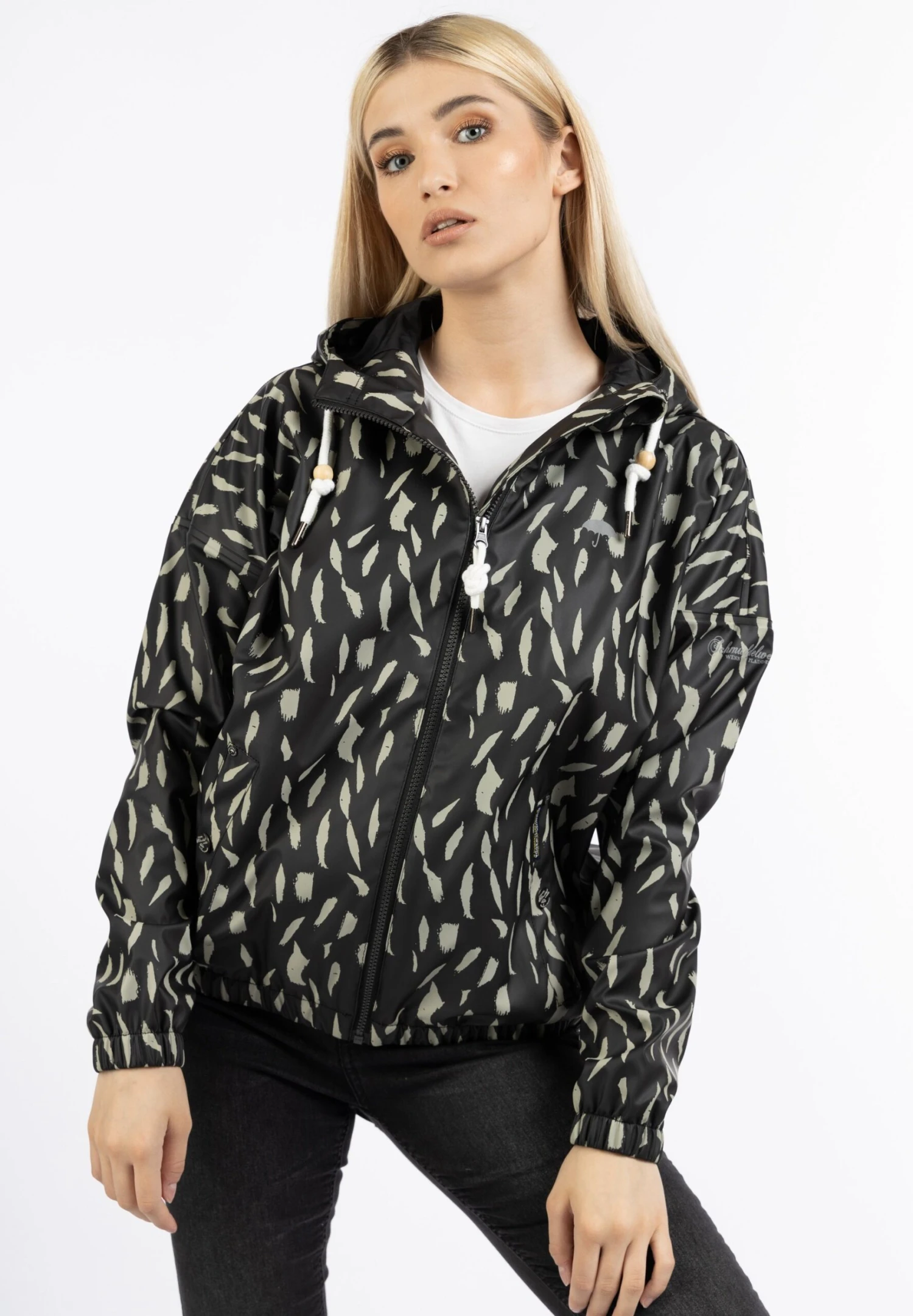 Schmuddelwedda BridgeportImpermeabileSchwarz Beige Donna Giacche E Blazer WD221U0QT-Q11 1 Schmuddelwedda BridgeportImpermeabileSchwarz Beige Donna Giacche E Blazer WD221U0QT-Q11