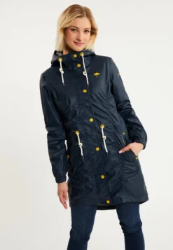 Schmuddelwedda IncusImpermeabileMarine/Grau Melange Donna Giacche E Blazer WD221U0RM-K12