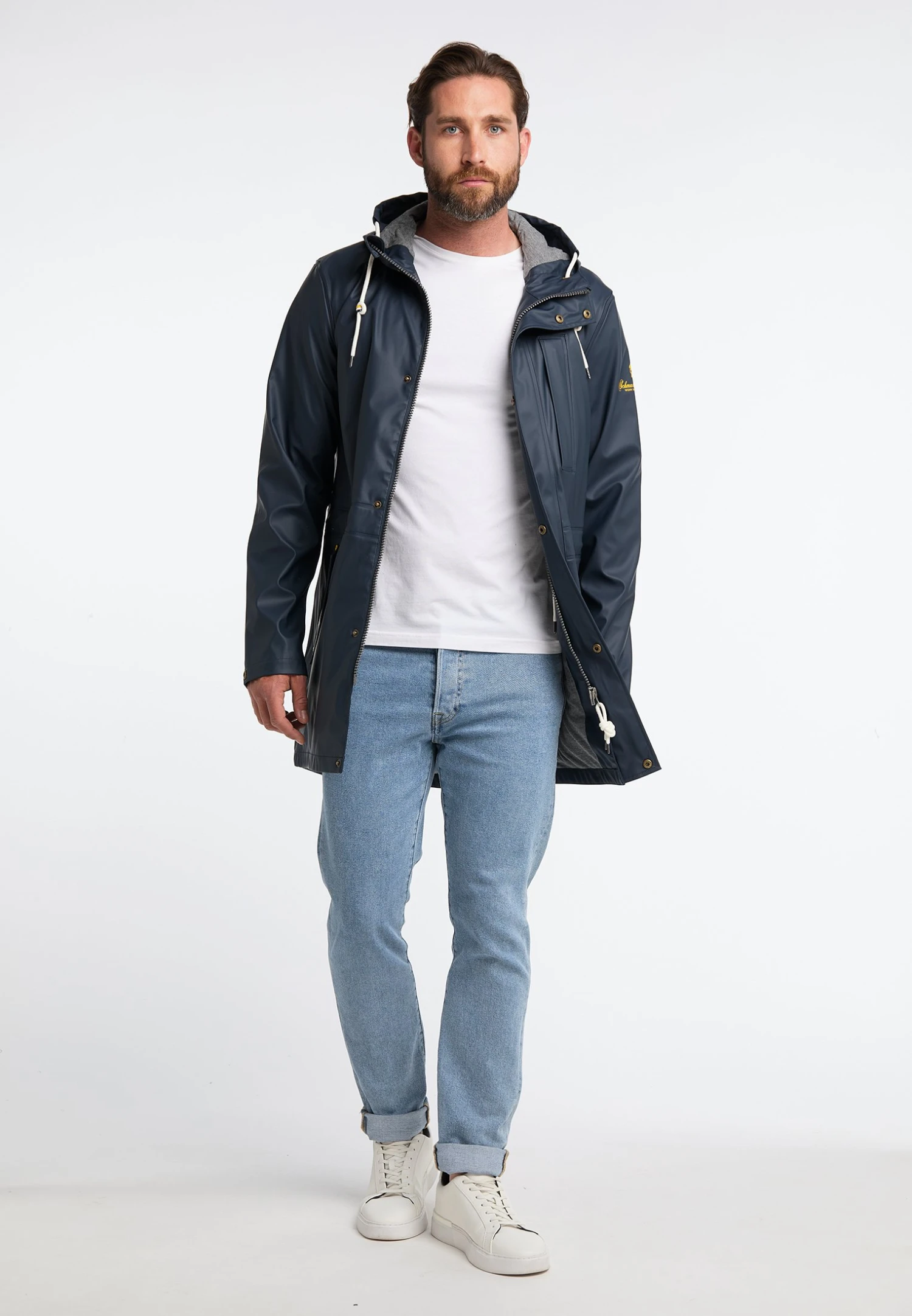 Schmuddelwedda IncusParkaMarine Grau Melange Uomo Giacche WD222T0B1-K11 2 Schmuddelwedda IncusParkaMarine Grau Melange Uomo Giacche WD222T0B1-K11 - immagine 2