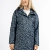 Schmuddelwedda ParkaBlau Grau Schwarz Leo Donna Cappotti WD221U0QC-K11