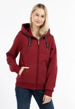 Schmuddelwedda YasannaFelpa Con ZipDunkelrot Donna Felpe WD221J07R-G11 -Schmuddelwedda 1e6bd795e8db4d39b9b44ef7c498c4dd scaled