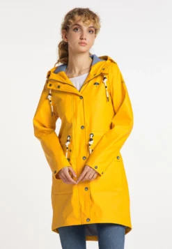 Schmuddelwedda Regen IncusParkaSonnengelb Marine Melange Donna Giacche E Blazer WD221U0RI-E12