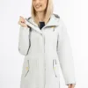 Schmuddelwedda ParkaGrauweiss Donna Cappotti WD221U0QK-A11