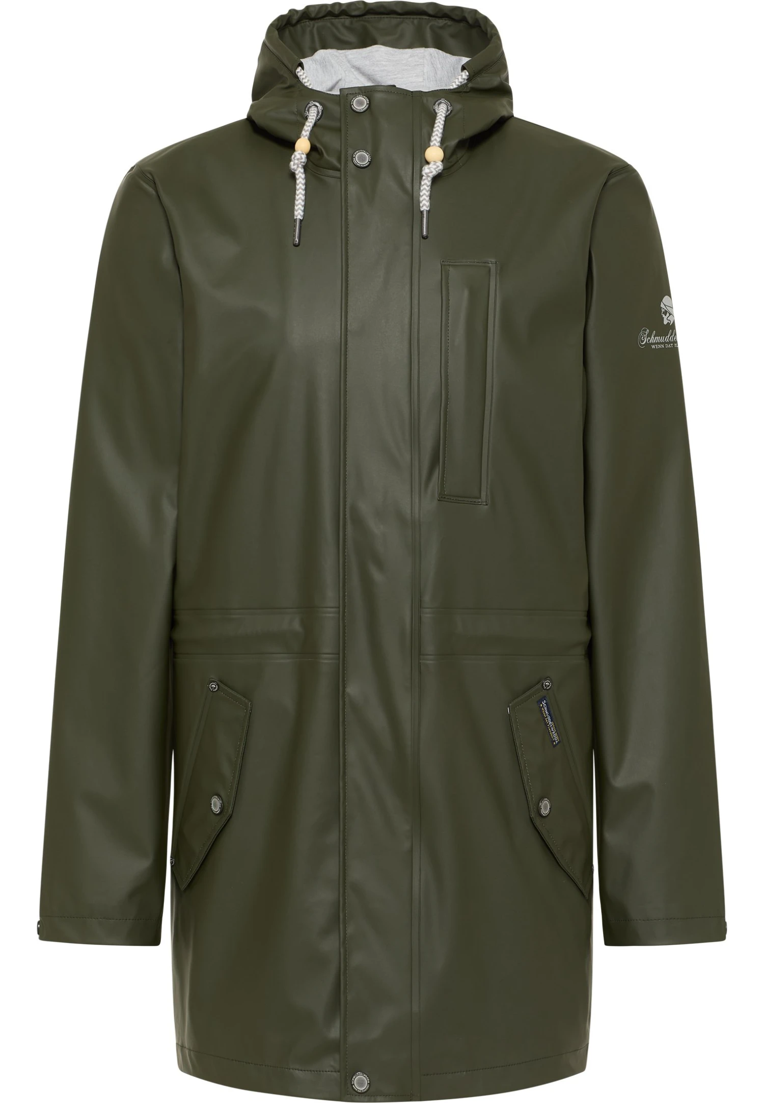 Schmuddelwedda Bridgeport - Parka - Dunkeloliv 5 Schmuddelwedda Bridgeport - Parka - Dunkeloliv - immagine 5