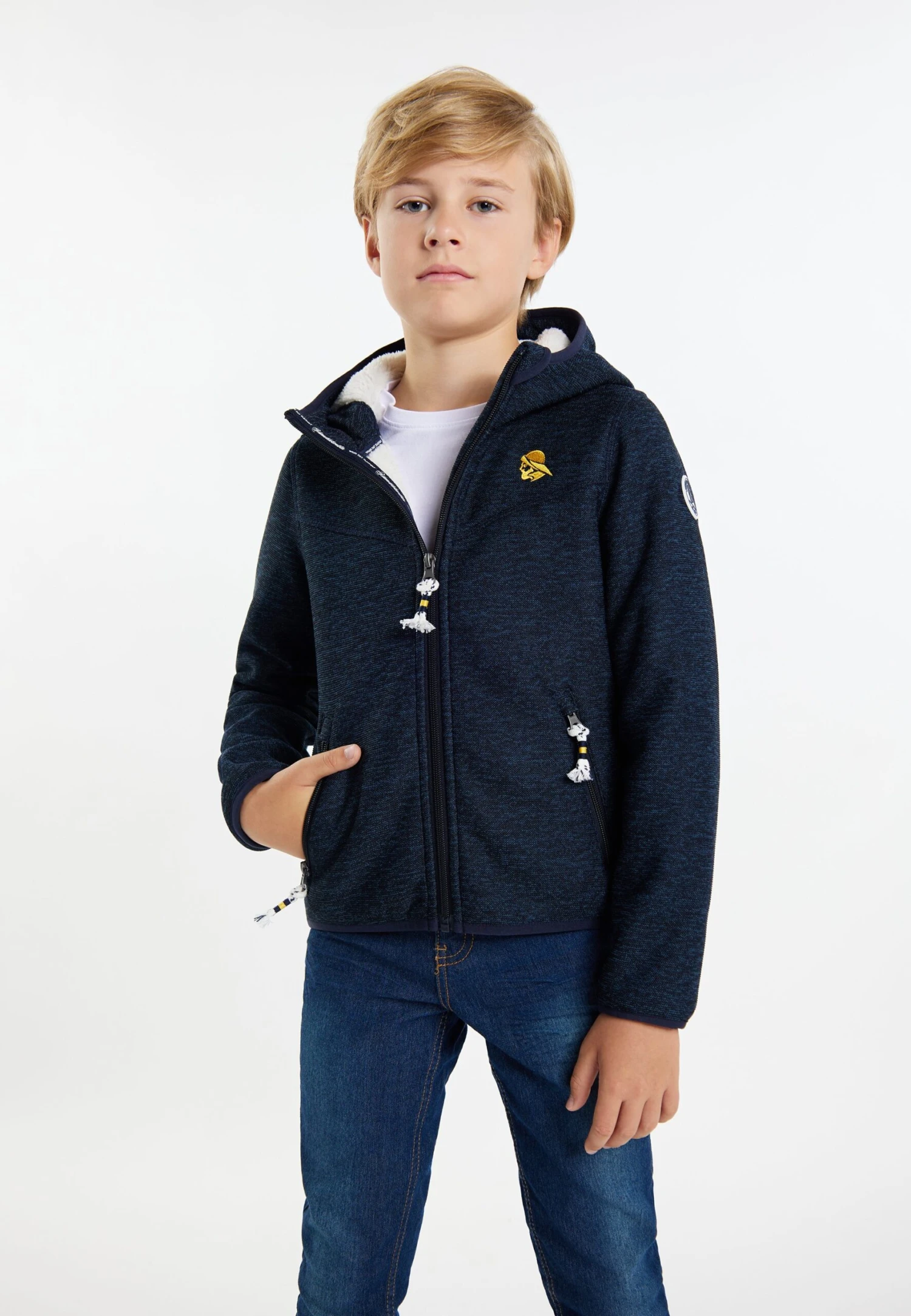 Schmuddelwedda KeytiGiacca InvernaleMarine Melange Bambini Abbigliamento Outwear WD224L008-K12 2 Schmuddelwedda KeytiGiacca InvernaleMarine Melange Bambini Abbigliamento Outwear WD224L008-K12 - immagine 2