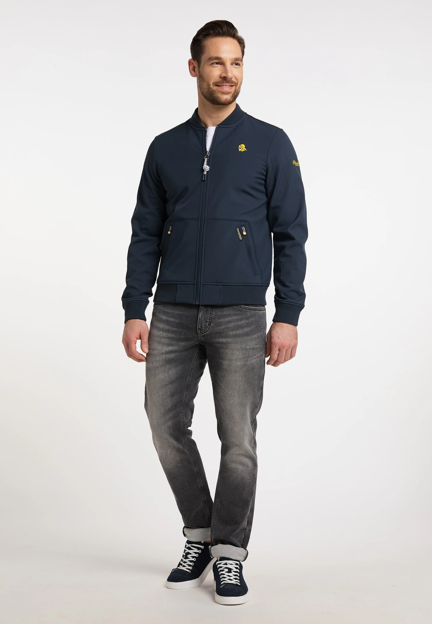 Schmuddelwedda Giubbotto BomberMarine Uomo Giacche WD222T095-K11 2 Schmuddelwedda Giubbotto BomberMarine Uomo Giacche WD222T095-K11 - immagine 2