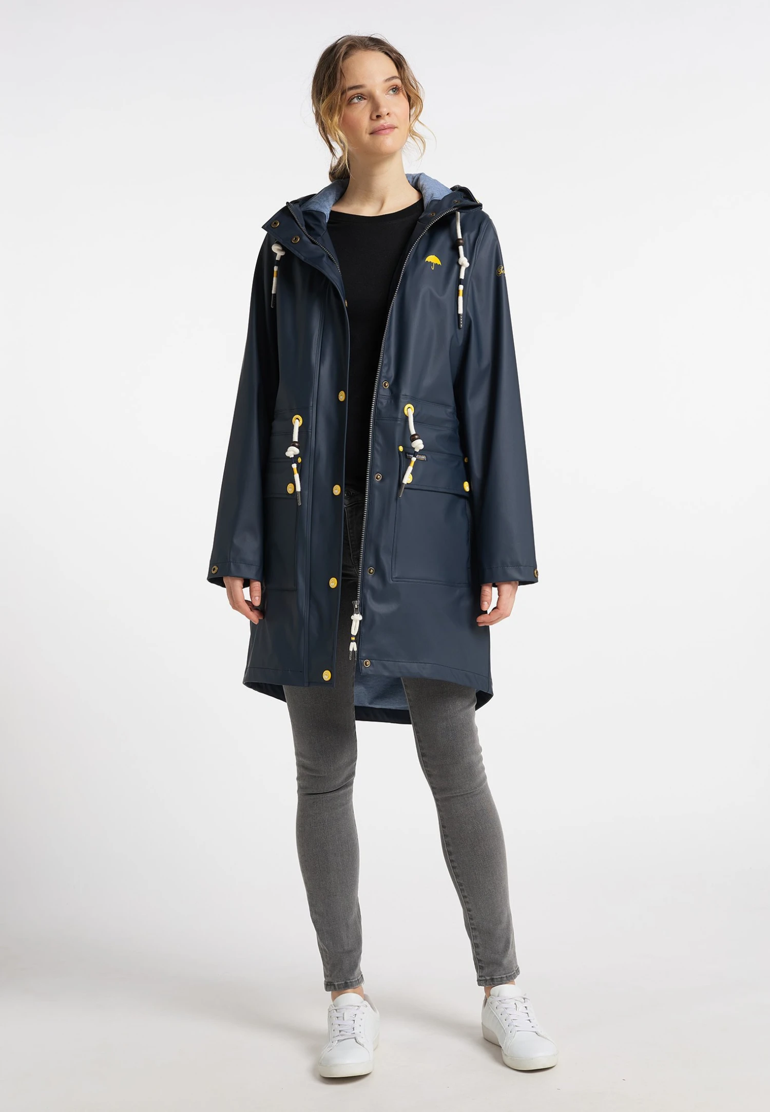 Schmuddelwedda ParkaMarine Marine Melange Donna Giacche E Blazer WD221U0MS-K15 2 Schmuddelwedda ParkaMarine Marine Melange Donna Giacche E Blazer WD221U0MS-K15 - immagine 2