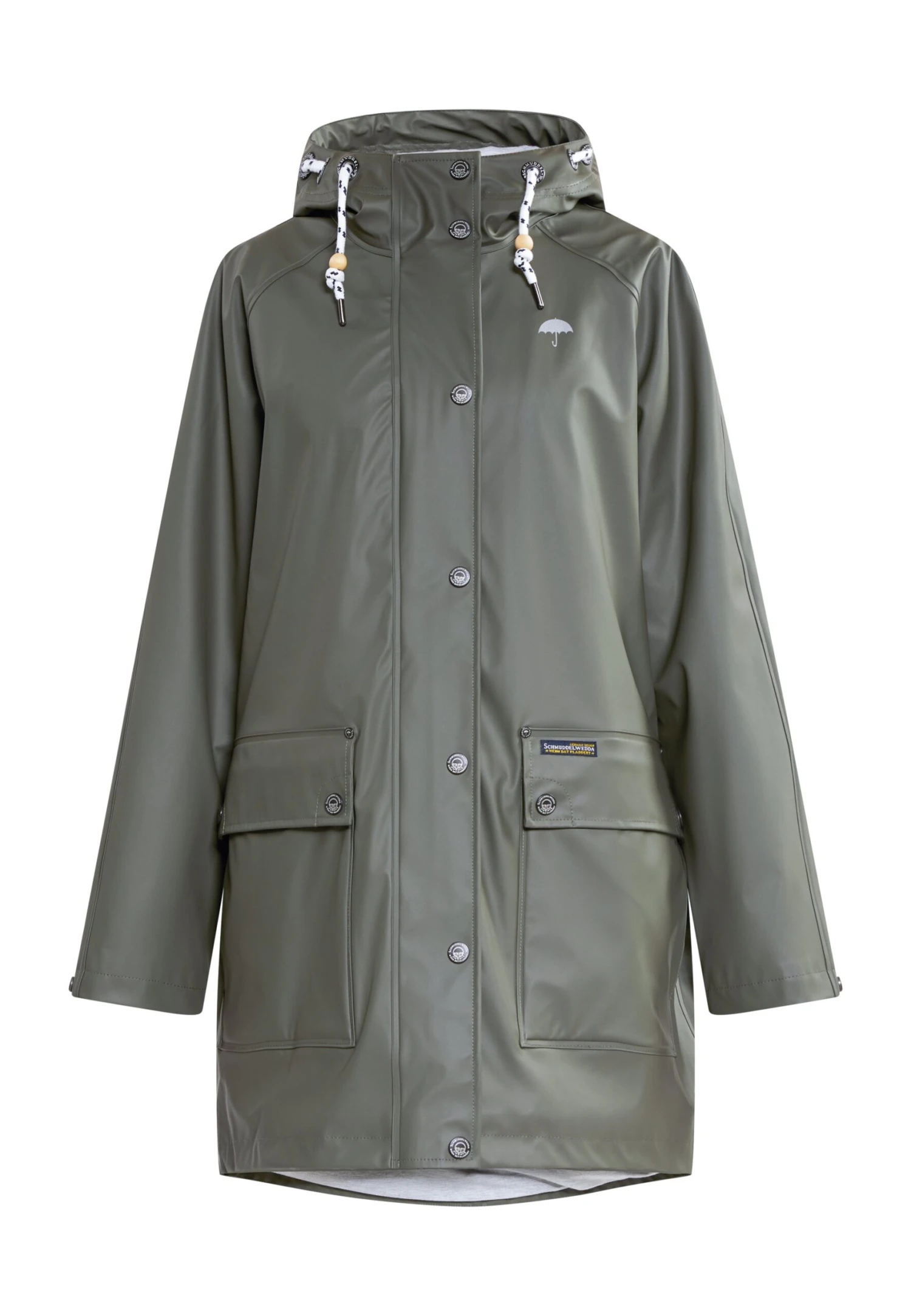 Schmuddelwedda ImpermeabileOliv Donna Cappotti WD221U0OI-M12 5 Schmuddelwedda ImpermeabileOliv Donna Cappotti WD221U0OI-M12 - immagine 5