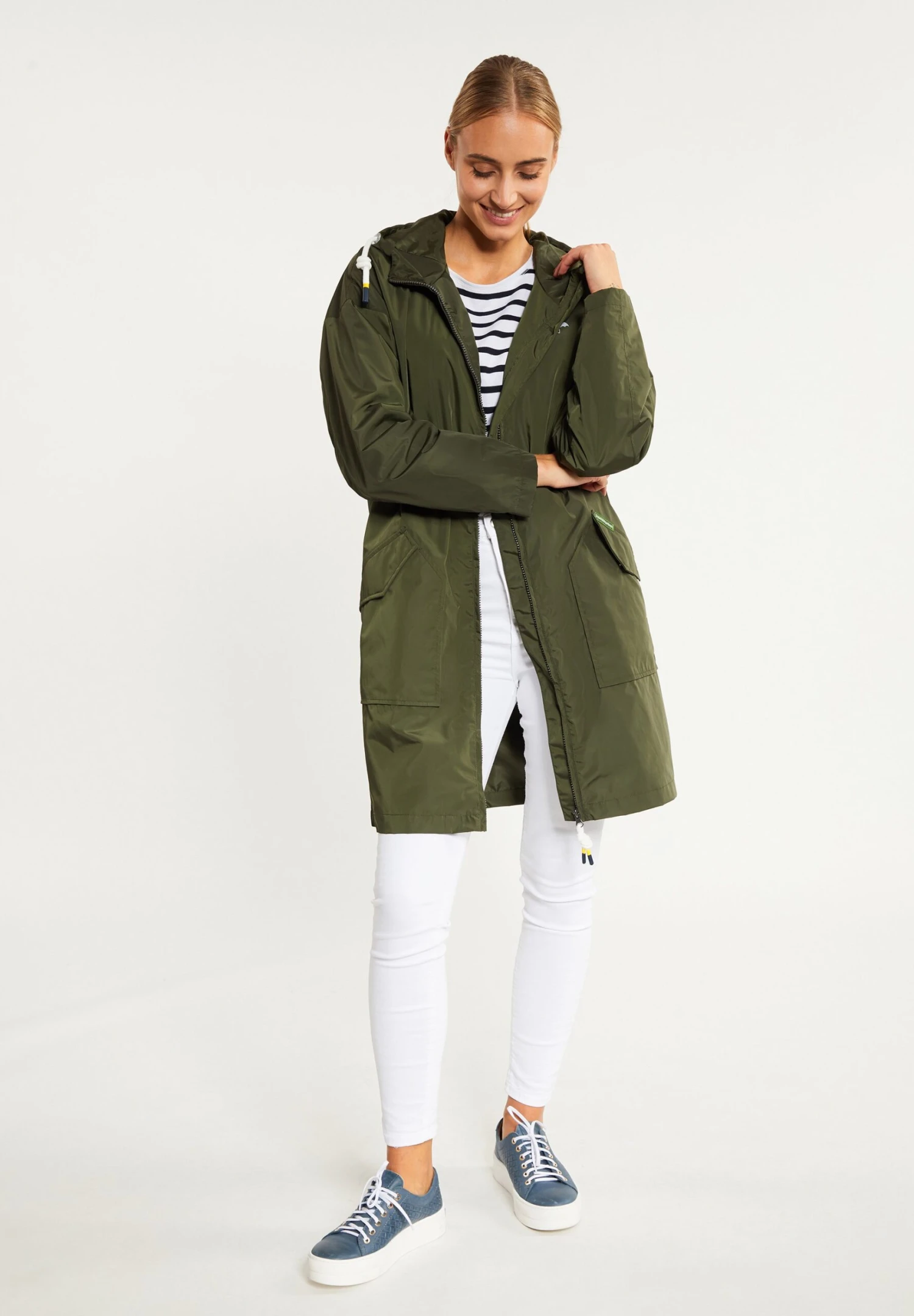 Schmuddelwedda BridgeportParkaMilitäroliv Donna Giacche E Blazer WD221U0QH-N11 2 Schmuddelwedda BridgeportParkaMilitäroliv Donna Giacche E Blazer WD221U0QH-N11 - immagine 2