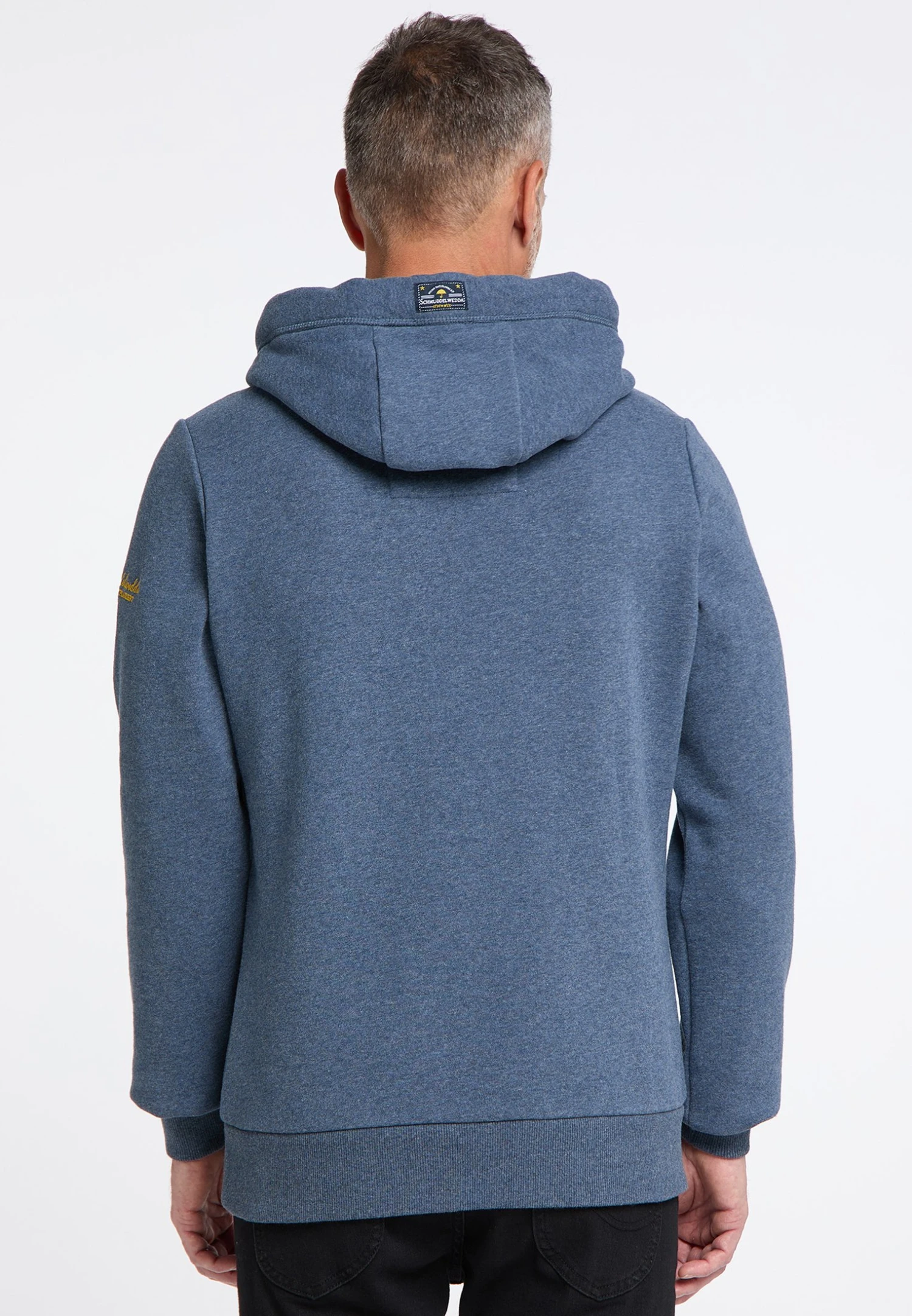 Schmuddelwedda Felpa Con CappuccioMarine Melange Uomo Maglieria E Felpe WD222S02R-K13 3 Schmuddelwedda Felpa Con CappuccioMarine Melange Uomo Maglieria E Felpe WD222S02R-K13 - immagine 3