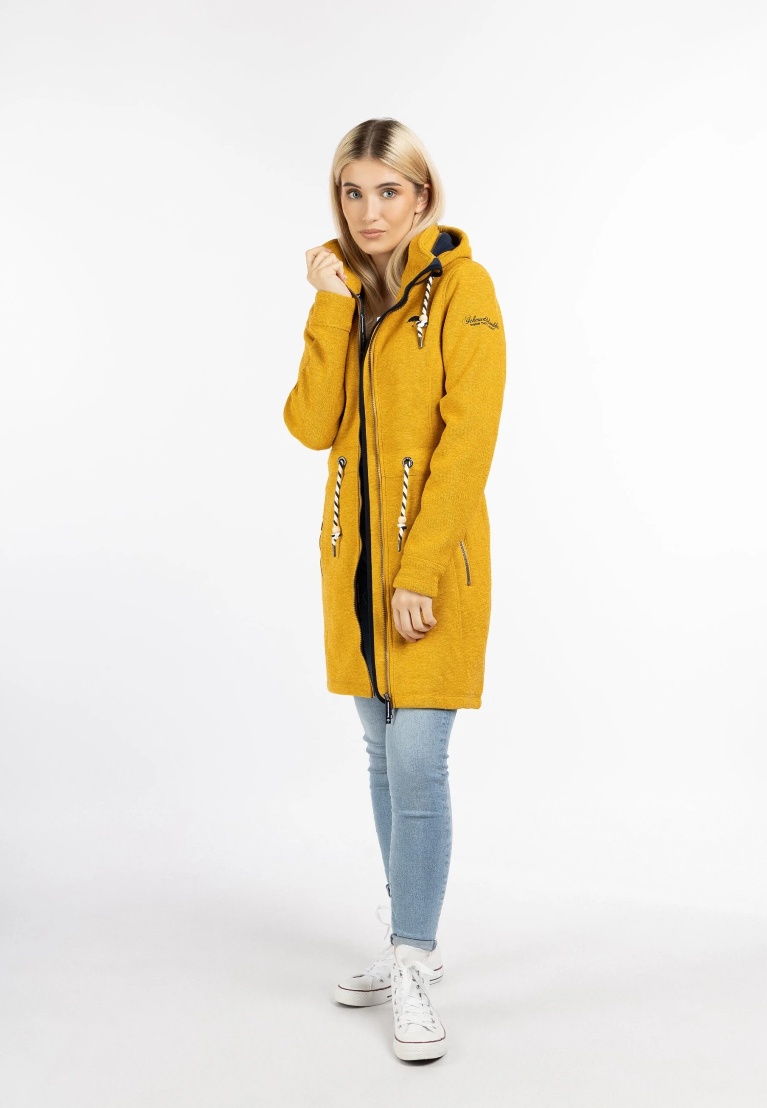 Schmuddelwedda FraullyParkaSenf Melange Donna Cappotti WD221U0R1-E11 2 Schmuddelwedda FraullyParkaSenf Melange Donna Cappotti WD221U0R1-E11 - immagine 2