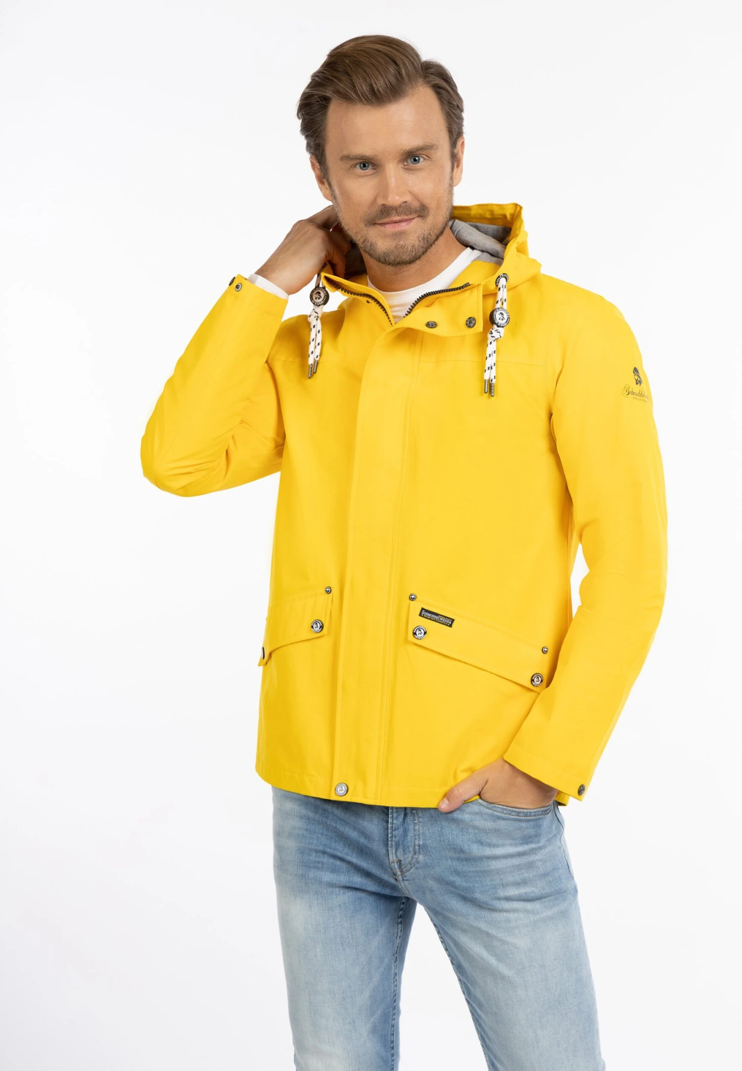 Schmuddelwedda BridgeportImpermeabileGelb Uomo Giacche WD222T0AV-E11 1 Schmuddelwedda BridgeportImpermeabileGelb Uomo Giacche WD222T0AV-E11