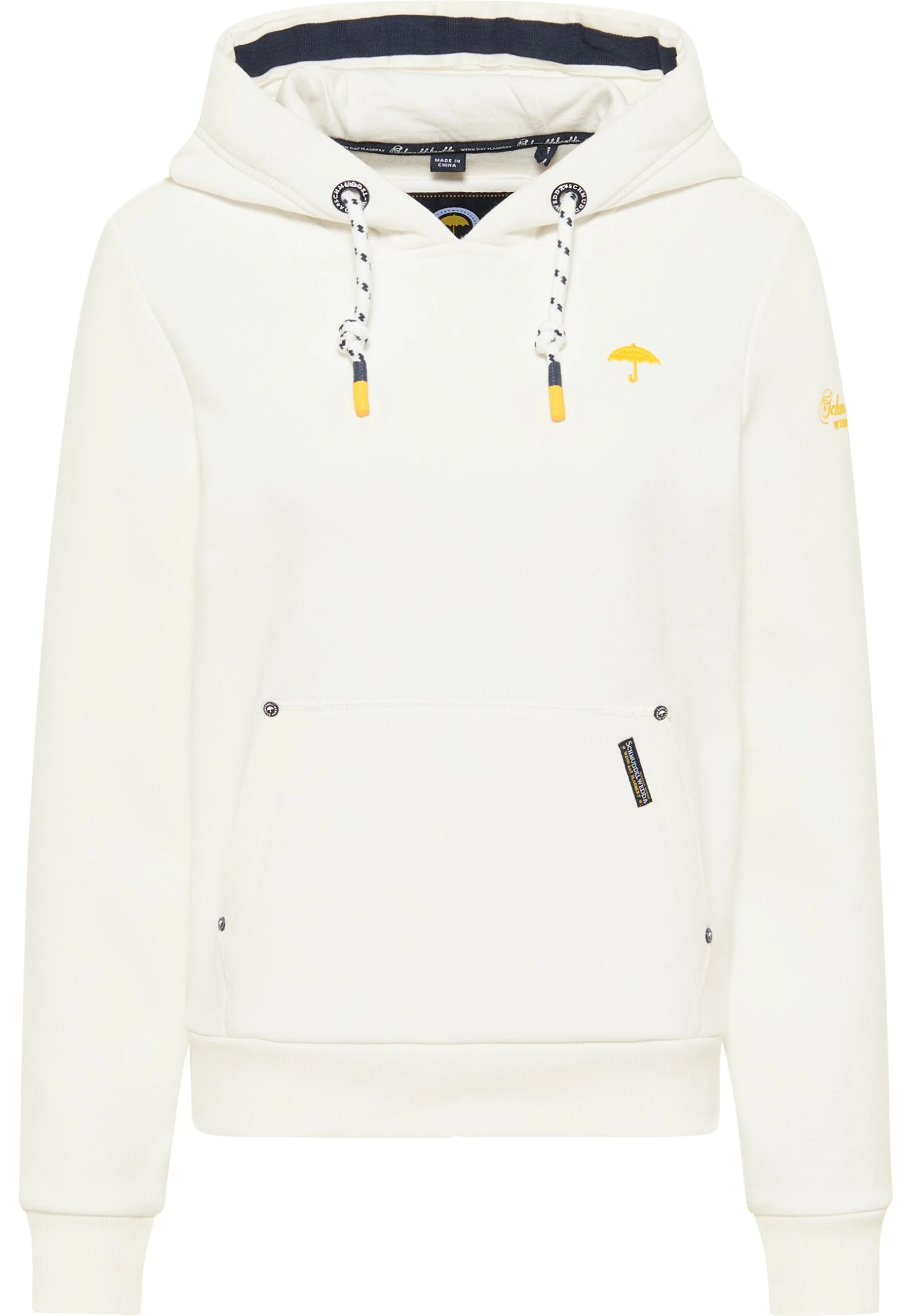 Schmuddelwedda Felpa Con CappuccioWollweiss Donna Felpe WD221J04N-A12 5 Schmuddelwedda Felpa Con CappuccioWollweiss Donna Felpe WD221J04N-A12 - immagine 5