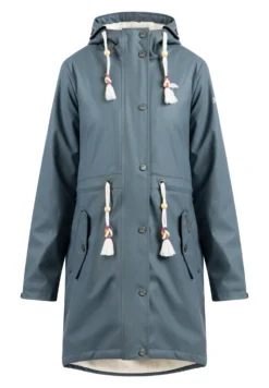 Schmuddelwedda Regenmantel Mit Webpelzfutter KeytiParkaBlau Grau Donna Giacche E Blazer WD221U0P7-K11 -Schmuddelwedda 5728e616eef0477e872012bc08ceb34f scaled