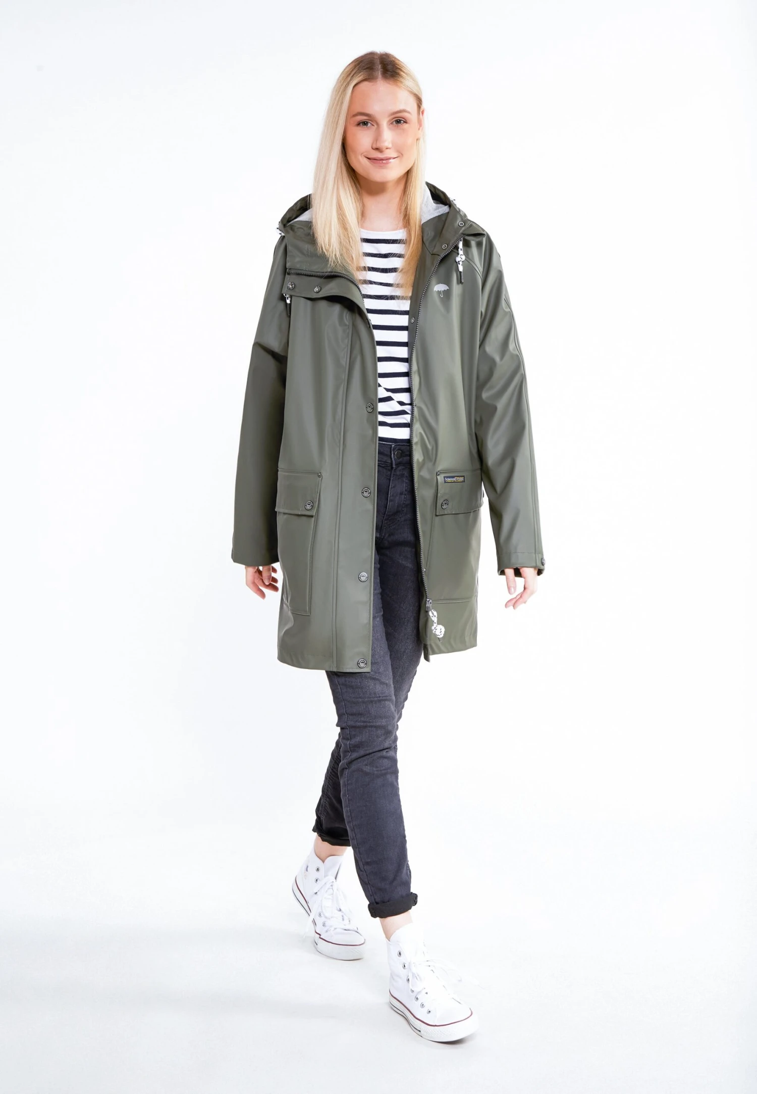 Schmuddelwedda ImpermeabileOliv Donna Cappotti WD221U0OI-M12 2 Schmuddelwedda ImpermeabileOliv Donna Cappotti WD221U0OI-M12 - immagine 2