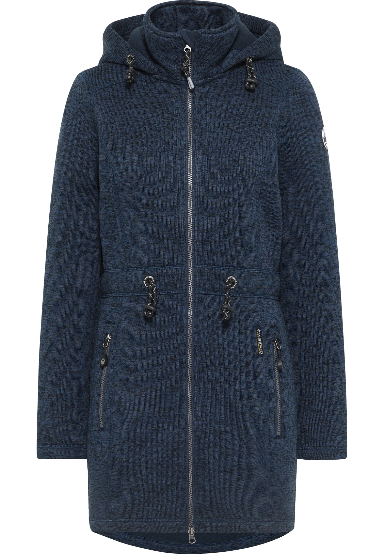 Schmuddelwedda ParkaMarine Melange Marine Donna Cappotti WD221U0MM-K13 5 Schmuddelwedda ParkaMarine Melange Marine Donna Cappotti WD221U0MM-K13 - immagine 5