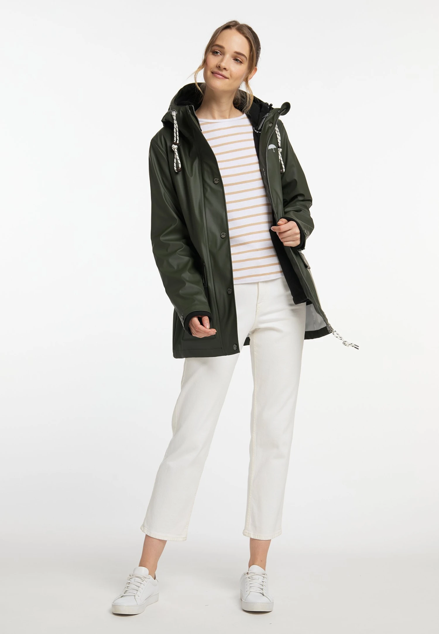 Schmuddelwedda ParkaDunkeloliv Donna Giacche E Blazer WD221U0MO-M12 2 Schmuddelwedda ParkaDunkeloliv Donna Giacche E Blazer WD221U0MO-M12 - immagine 2