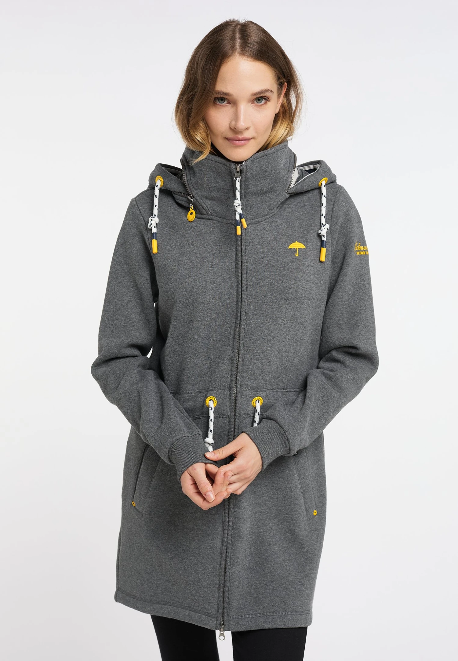 Schmuddelwedda ParkaGrau Melange Donna Cappotti WD221U0ID-C12 1 Schmuddelwedda ParkaGrau Melange Donna Cappotti WD221U0ID-C12