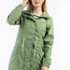 Schmuddelwedda RegenParkaJadegrün Donna Giacche E Blazer WD221U0OJ-M14