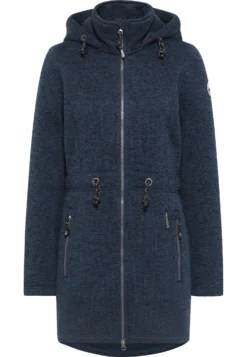 Schmuddelwedda FraullyCappotto CortoMottled Dark Blue Donna Cappotti WD221U0PS-K12 -Schmuddelwedda 70f87e958ef44e84ad84cb84baa631df