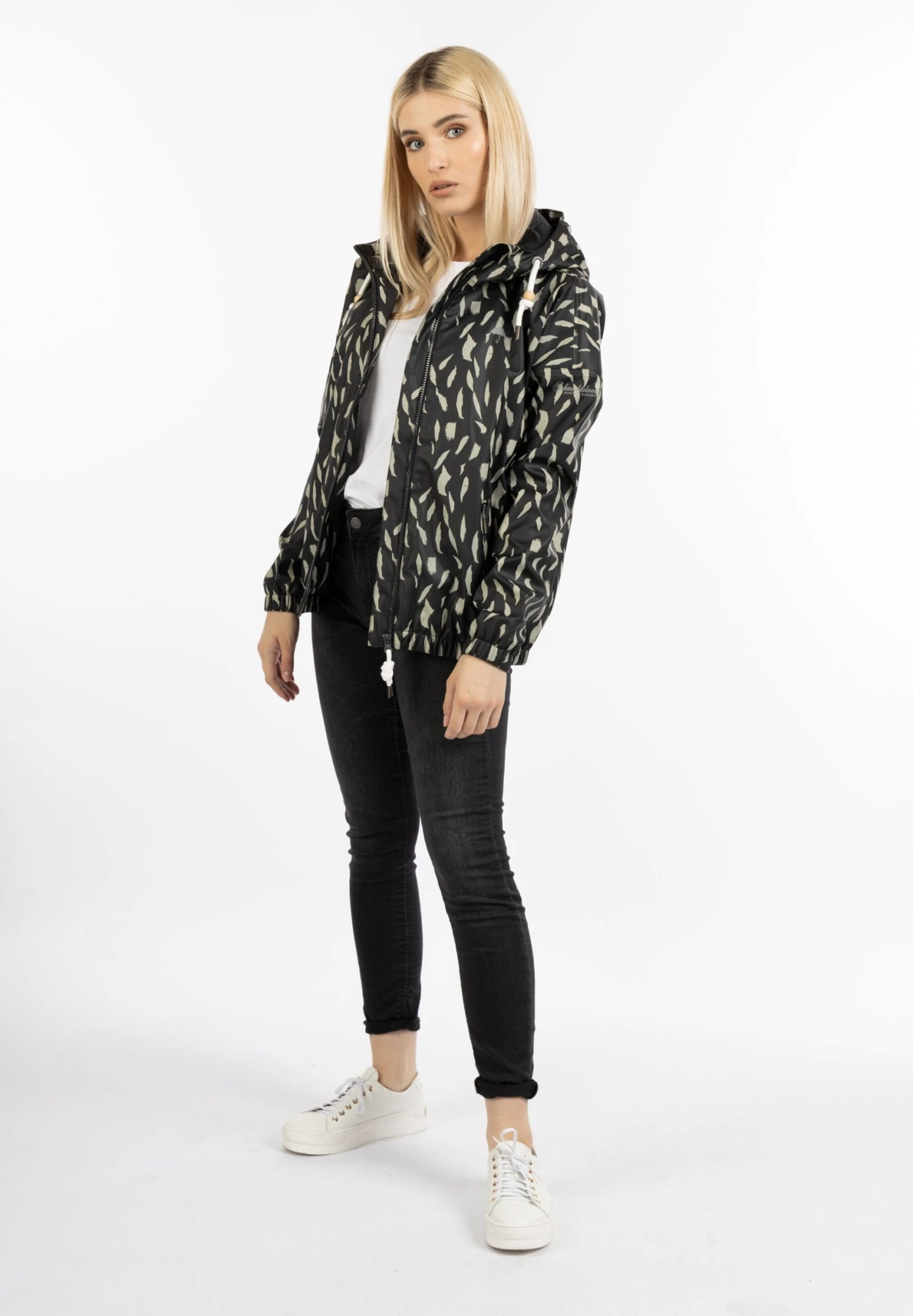 Schmuddelwedda BridgeportImpermeabileSchwarz Beige Donna Giacche E Blazer WD221U0QT-Q11 2 Schmuddelwedda BridgeportImpermeabileSchwarz Beige Donna Giacche E Blazer WD221U0QT-Q11 - immagine 2