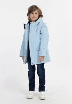 Schmuddelwedda Artic PoomiCappotto InvernaleEisblau Bambini Abbigliamento Outwear WD224L007-K12