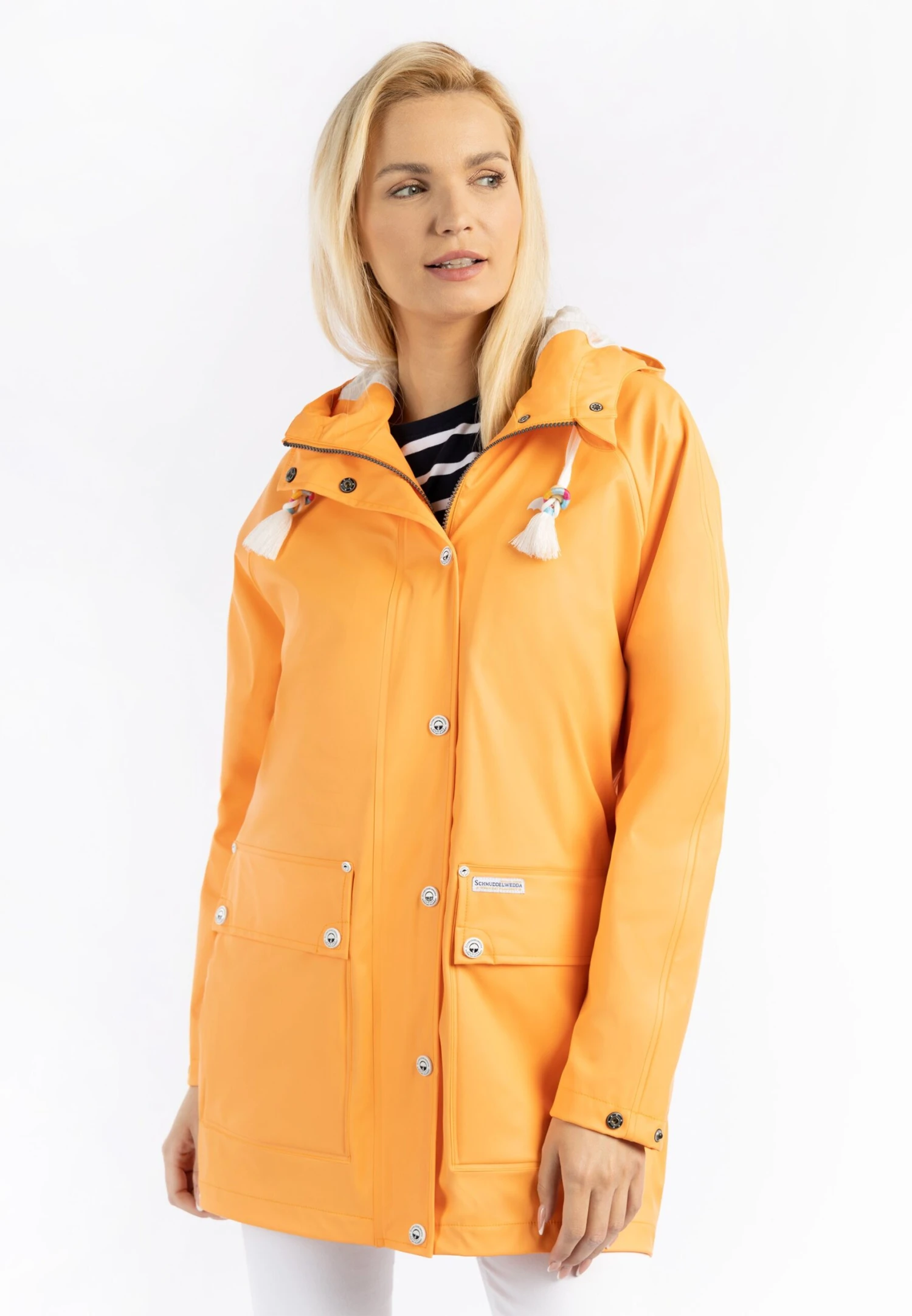 Schmuddelwedda ImpermeabilePastellorange Donna Cappotti WD221U0OI-H12 2 Schmuddelwedda ImpermeabilePastellorange Donna Cappotti WD221U0OI-H12 - immagine 2