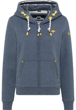 Schmuddelwedda YasannaFelpa Con ZipMarine Melange Donna Felpe WD221J07R-K13 -Schmuddelwedda 7fd2d062a6fe425d9d72bb66c9886c68