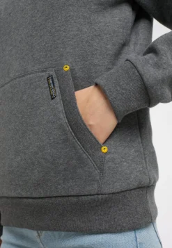 Schmuddelwedda Felpa Con CappuccioGrau Melange Donna Felpe WD221J04N-C12 -Schmuddelwedda 82815ccc29714f32a3d679afbbdde03a