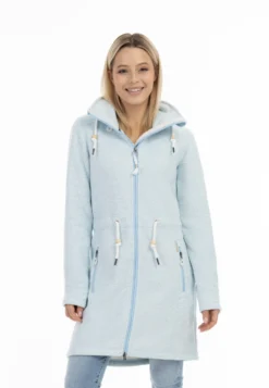 Schmuddelwedda Kawai - Cappotto Invernale - Eisblau Melange