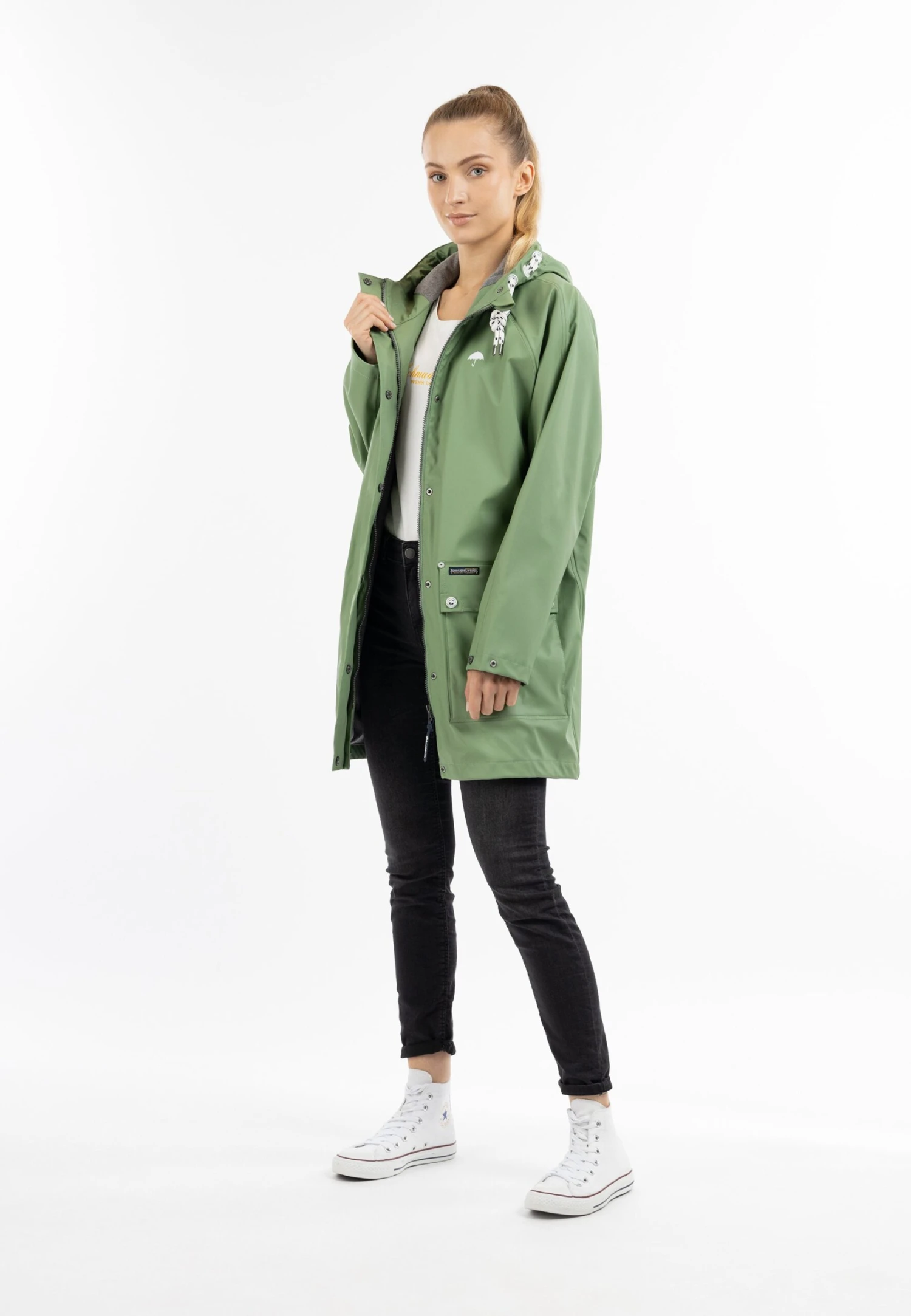 Schmuddelwedda ImpermeabileJade Green Donna Cappotti WD221U0OI-N11 2 Schmuddelwedda ImpermeabileJade Green Donna Cappotti WD221U0OI-N11 - immagine 2