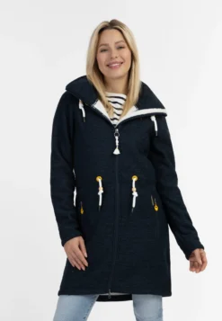 Schmuddelwedda Kawai - Cappotto Invernale - Marine Melange