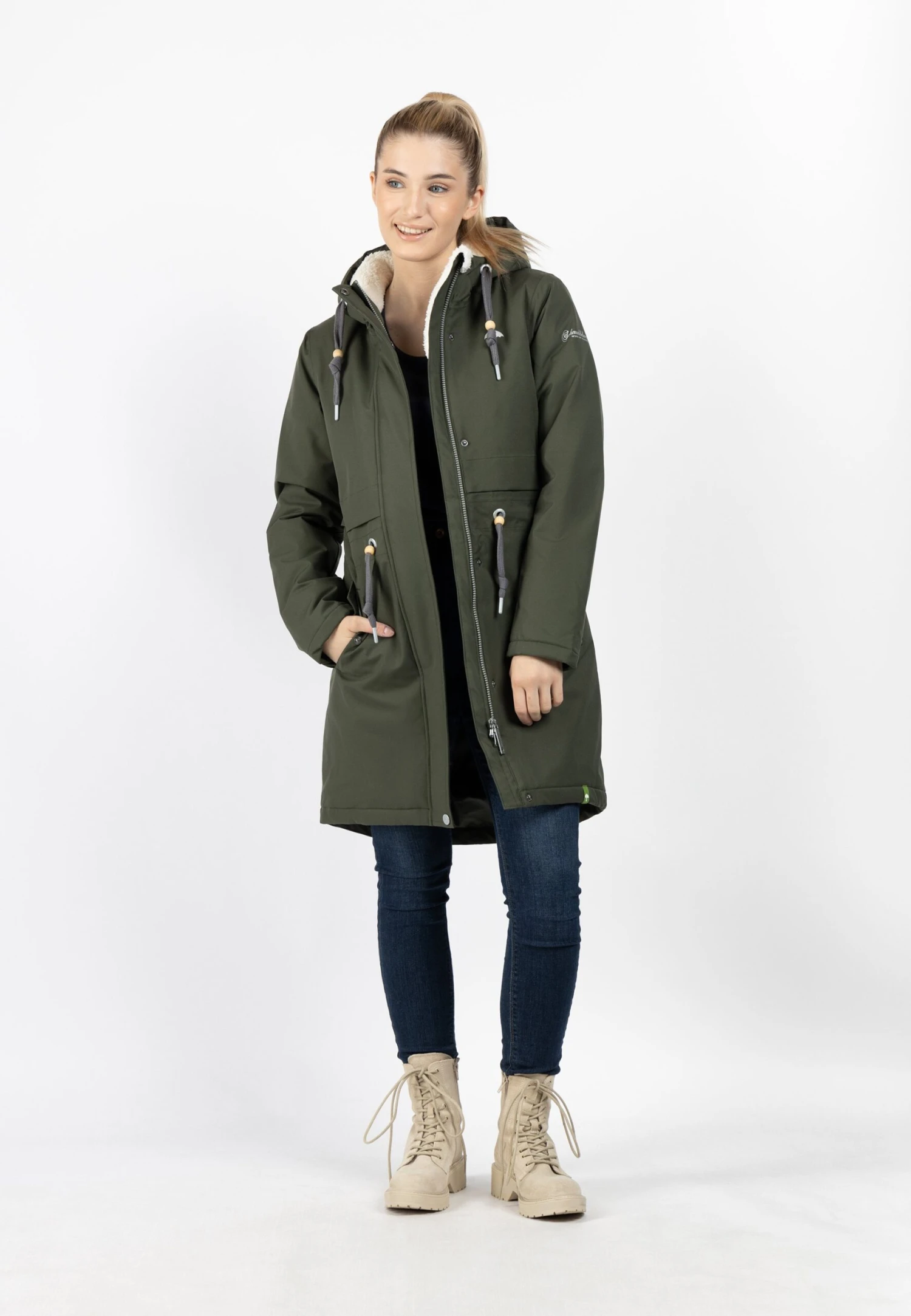 Schmuddelwedda Cappotto Invernale - Dunkeloliv 2 Schmuddelwedda Cappotto Invernale - Dunkeloliv - immagine 2