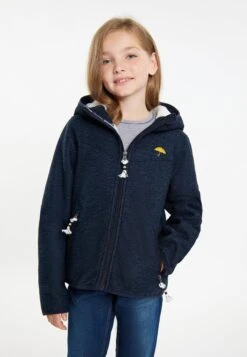 Schmuddelwedda Mit TeddyGiacca In PileMarine Melange Bambini Abbigliamento Outwear WD223K001-K11