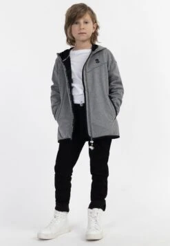 Schmuddelwedda Giacca OutdoorGrau Melange Bambini Abbigliamento Outwear WD224L005-C11