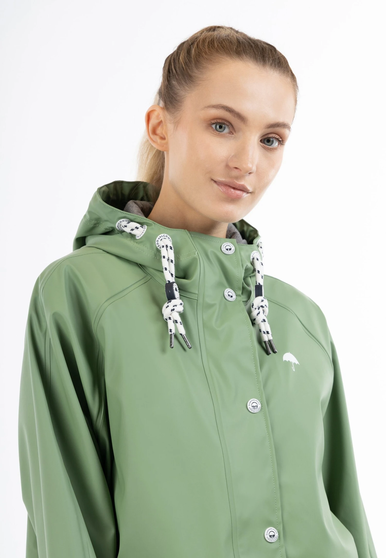 Schmuddelwedda ImpermeabileJade Green Donna Cappotti WD221U0OI-N11 4 Schmuddelwedda ImpermeabileJade Green Donna Cappotti WD221U0OI-N11 - immagine 4