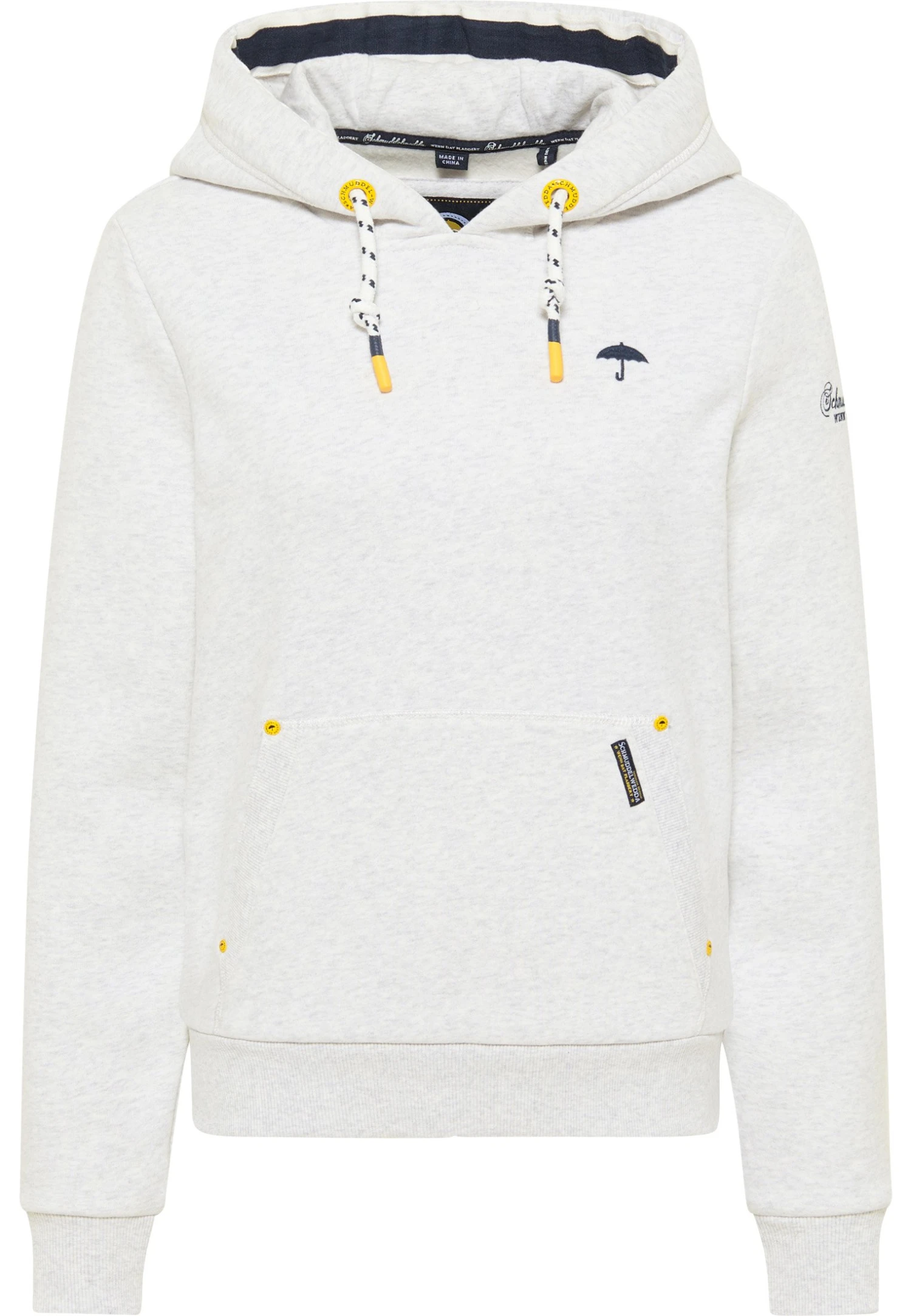 Schmuddelwedda Felpa Con CappuccioWollweiss Melange Donna Felpe WD221J04N-A11 5 Schmuddelwedda Felpa Con CappuccioWollweiss Melange Donna Felpe WD221J04N-A11 - immagine 5