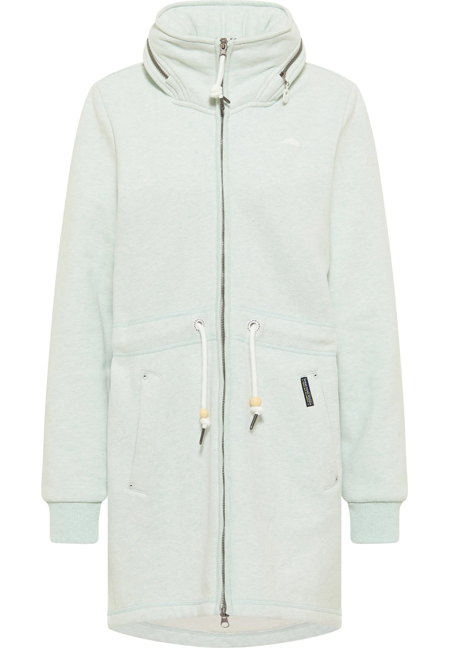 Schmuddelwedda Lange YasannaFelpa Con ZipSalbei Melange Donna Felpe WD221J089-M11 3 Schmuddelwedda Lange YasannaFelpa Con ZipSalbei Melange Donna Felpe WD221J089-M11 - immagine 3