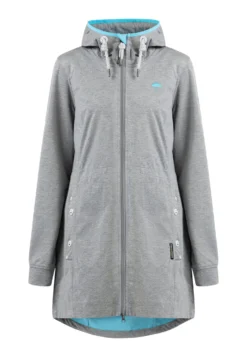 Schmuddelwedda Funktions FraullyParkaGrau Melange Dunkelaqua Donna Cappotti WD221U0QL-C12 -Schmuddelwedda 9cee436a11d4466d9d5afe55c785e104 scaled