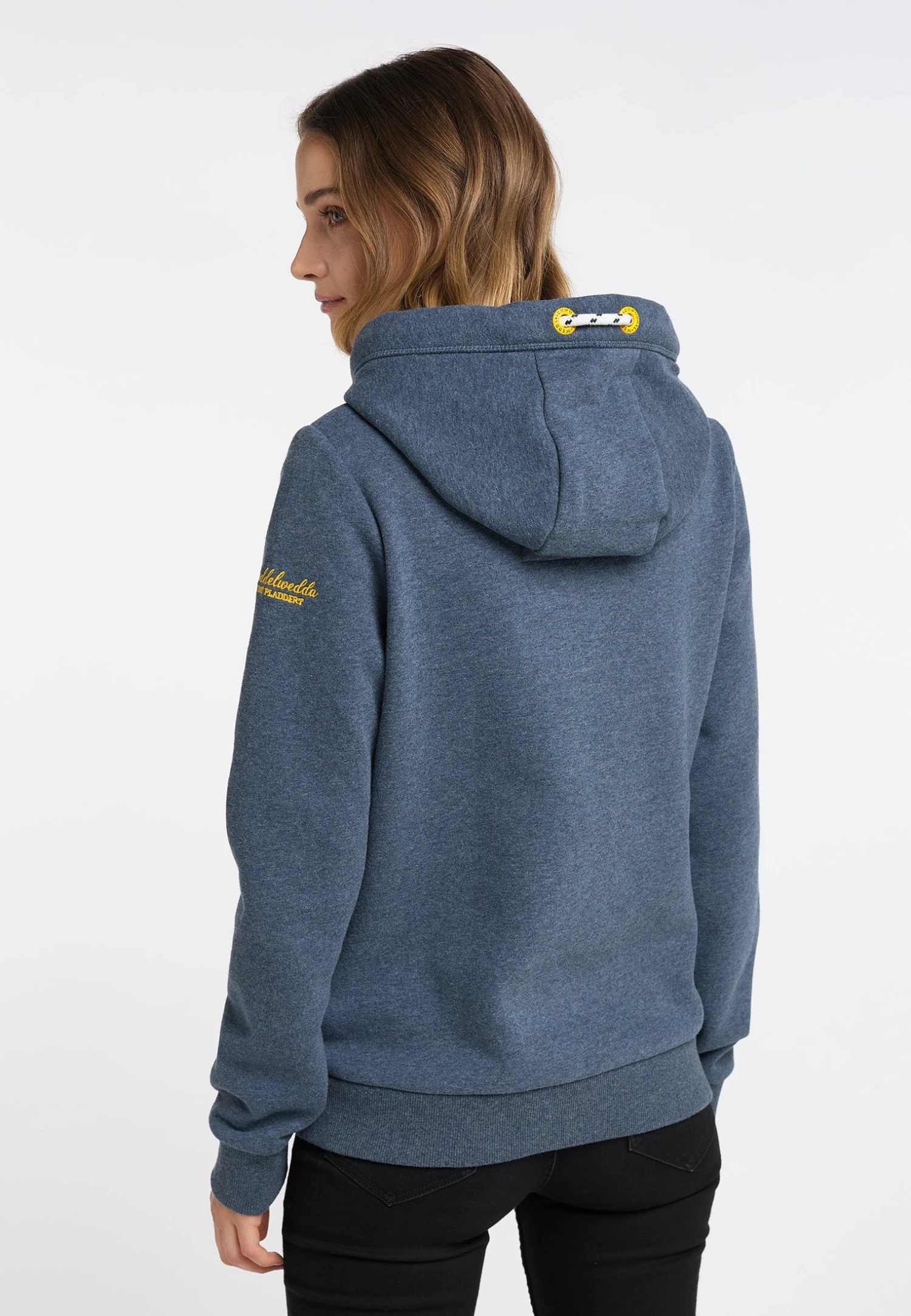 Schmuddelwedda Felpa Con CappuccioMarine Melange Donna Felpe WD221J04N-K15 4 Schmuddelwedda Felpa Con CappuccioMarine Melange Donna Felpe WD221J04N-K15 - immagine 4