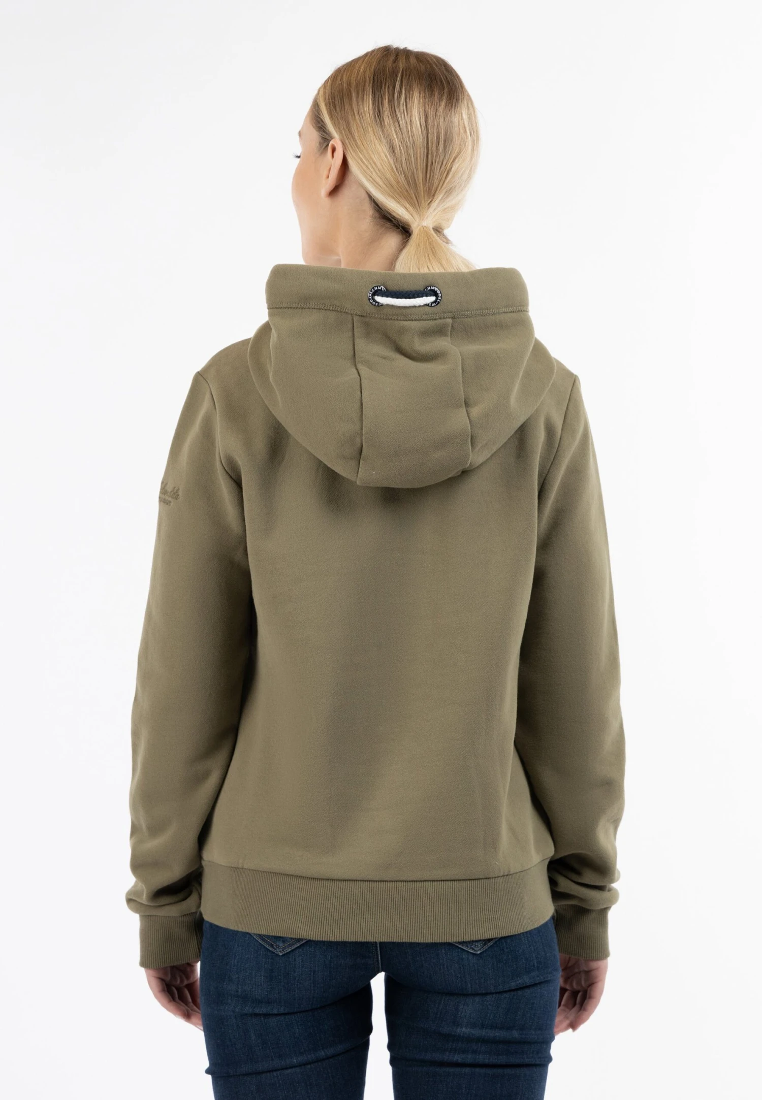 Schmuddelwedda Felpa Con CappuccioOliv Donna Felpe WD221J04N-N11 3 Schmuddelwedda Felpa Con CappuccioOliv Donna Felpe WD221J04N-N11 - immagine 3