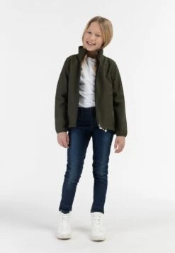 Schmuddelwedda ImpermeabileDunkeloliv Bambini Abbigliamento Outwear WD223L007-M11
