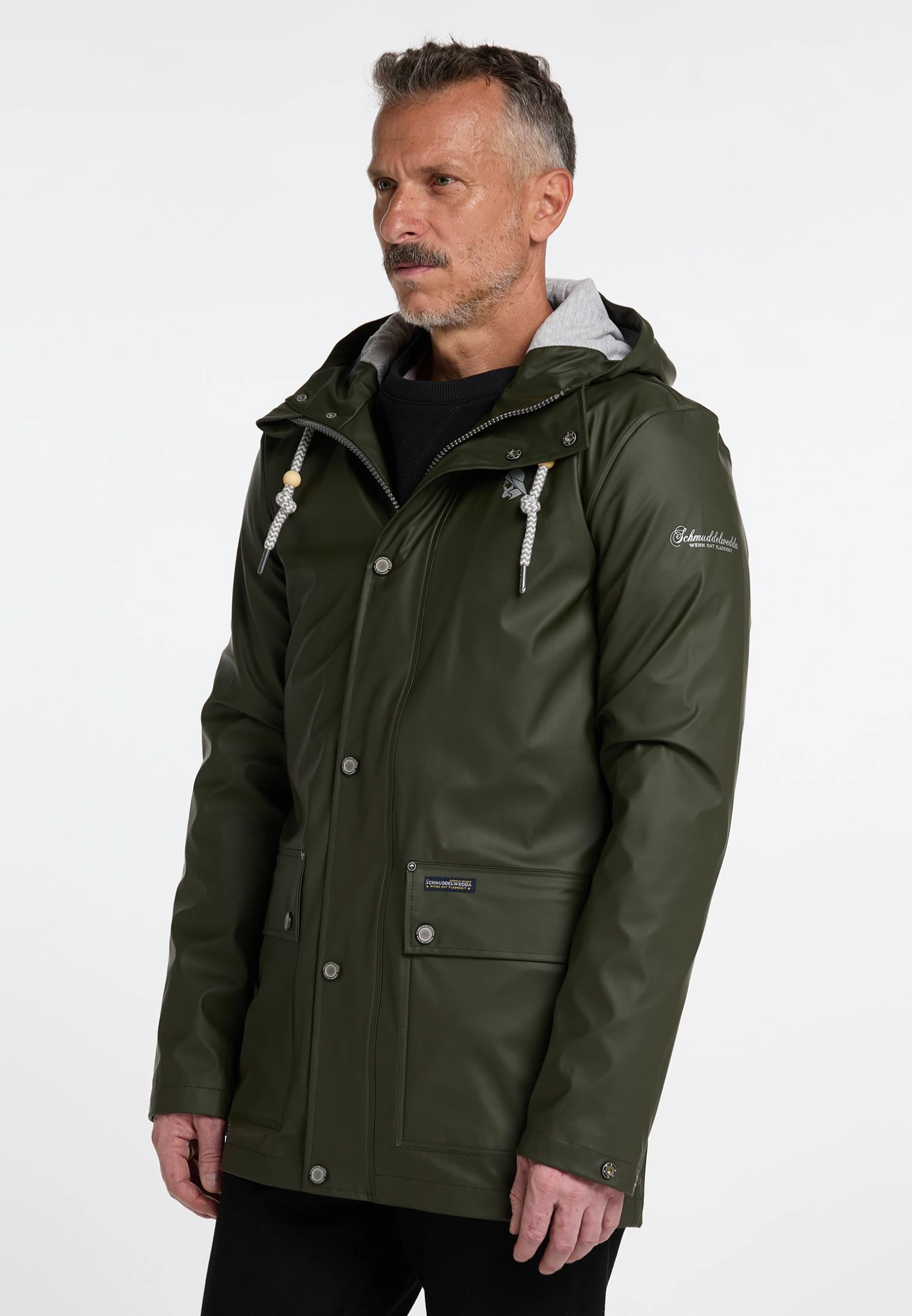 Schmuddelwedda Parka - Dunkeloliv 1 Schmuddelwedda Parka - Dunkeloliv