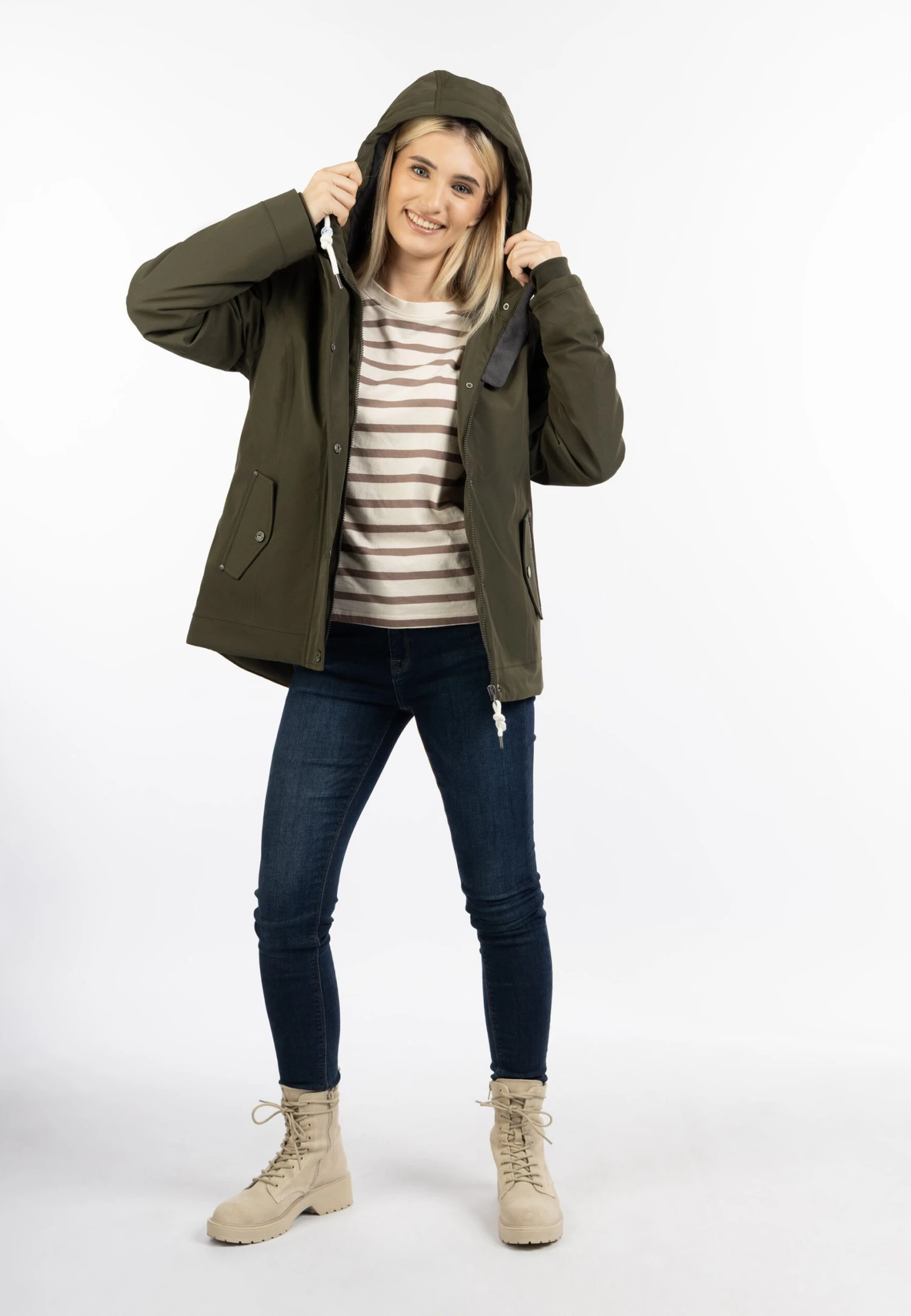 Schmuddelwedda Cappotto InvernaleDunkeloliv Donna Cappotti WD221U0OT-M11 2 Schmuddelwedda Cappotto InvernaleDunkeloliv Donna Cappotti WD221U0OT-M11 - immagine 2