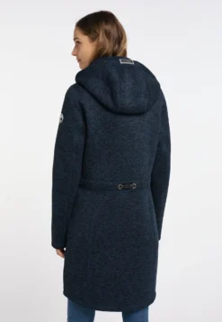 Schmuddelwedda FraullyCappotto CortoMottled Dark Blue Donna Cappotti WD221U0PS-K12 -Schmuddelwedda ac60b5f25a564b02b9d0537820aeacf3