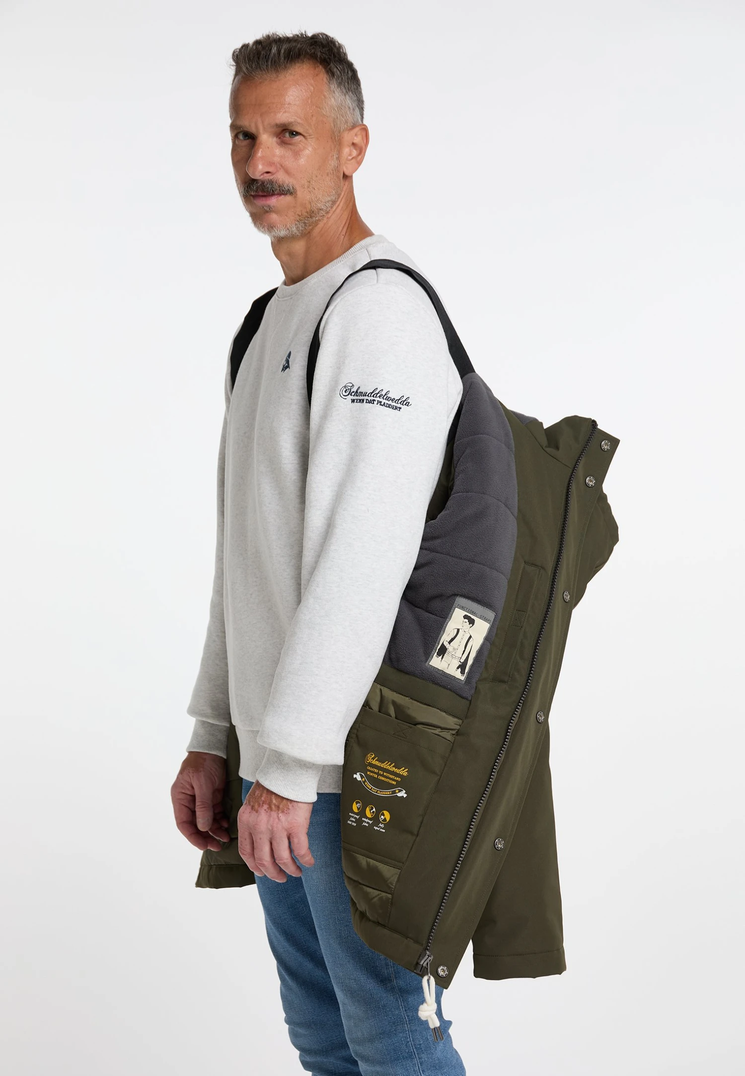 Schmuddelwedda Giacca InvernaleDunkeloliv Uomo Giacche WD222T09U-M11 4 Schmuddelwedda Giacca InvernaleDunkeloliv Uomo Giacche WD222T09U-M11 - immagine 4