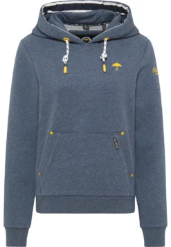 Schmuddelwedda Felpa Con CappuccioMarine Melange Donna Felpe WD221J04N-K15