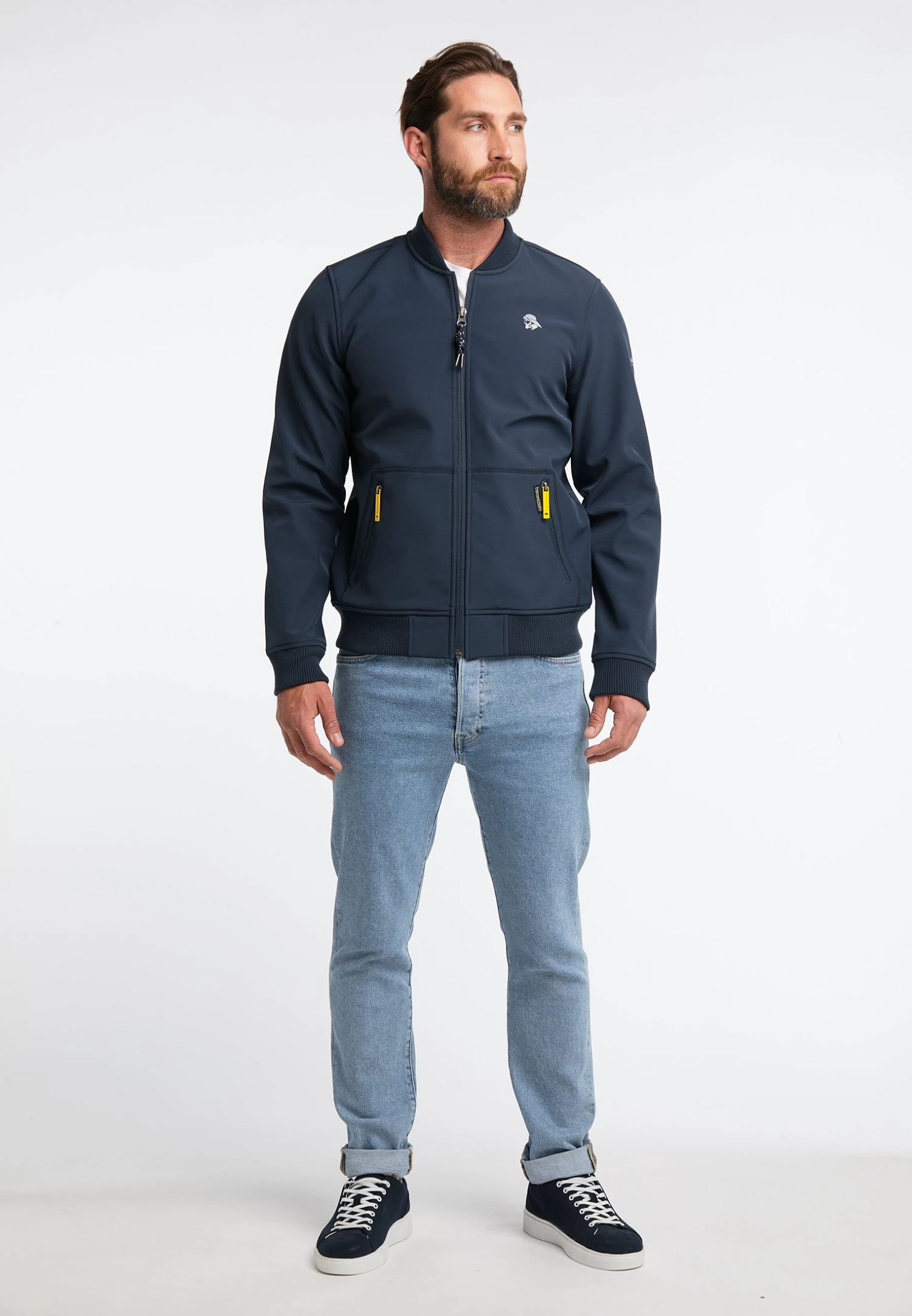 Schmuddelwedda Giubbotto Bomber - Marine Schwarz 2 Schmuddelwedda Giubbotto Bomber - Marine Schwarz - immagine 2